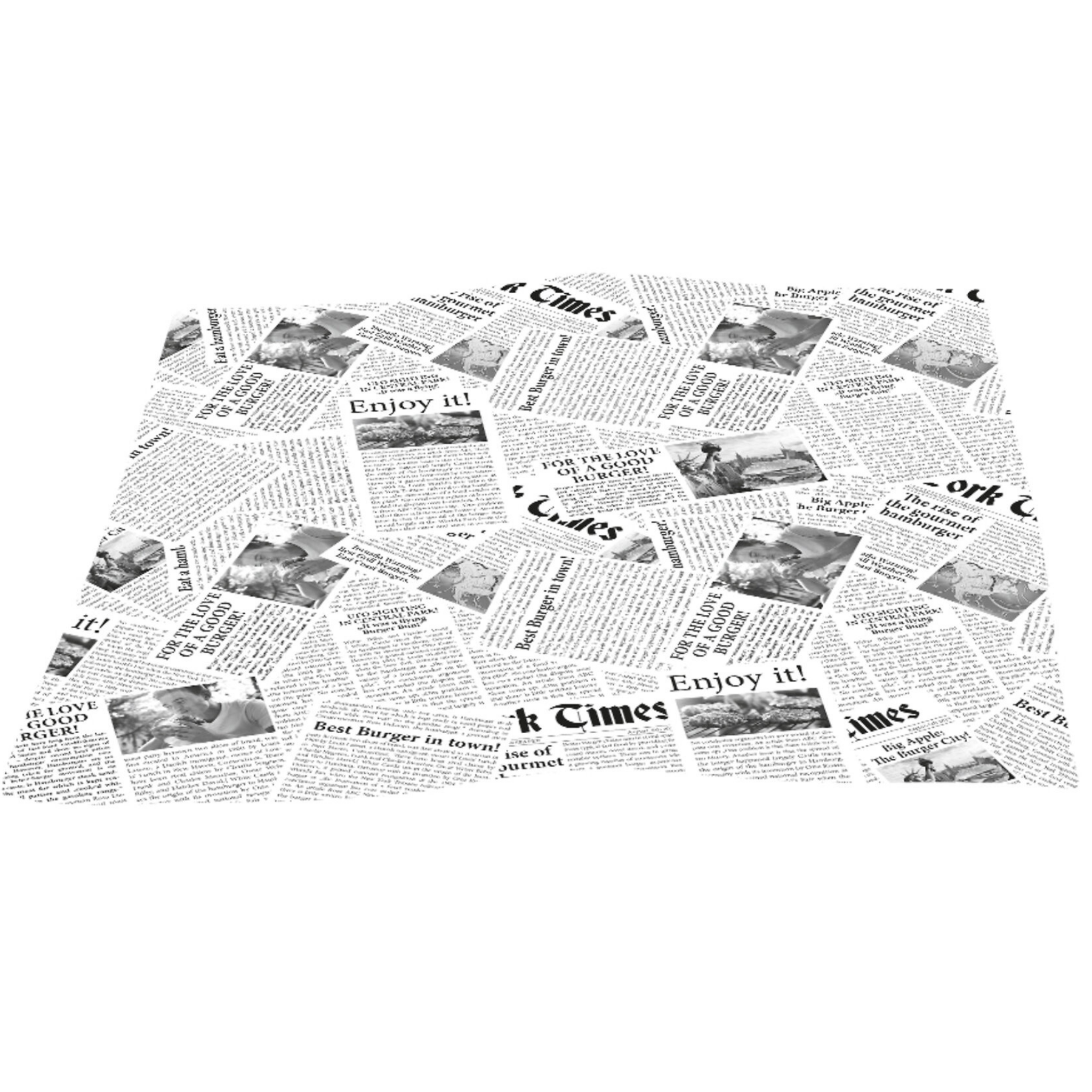 Burger Basket Einlegepapier Zeitung